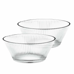 Nachtmann Schalen 2er Set, 15 cm Durchmesser, Aperitivo, 105576, Snackschalen aus Kristallglas, Glasschalen spülmaschinenfest Angebot bei HelloDeals