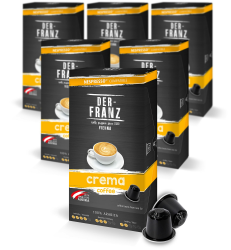 Nespresso kompatible Kaffee Kapseln, 6 x 10 Kapseln, Crema Crema 50 g (6er Pack) Angebot bei HelloDeals