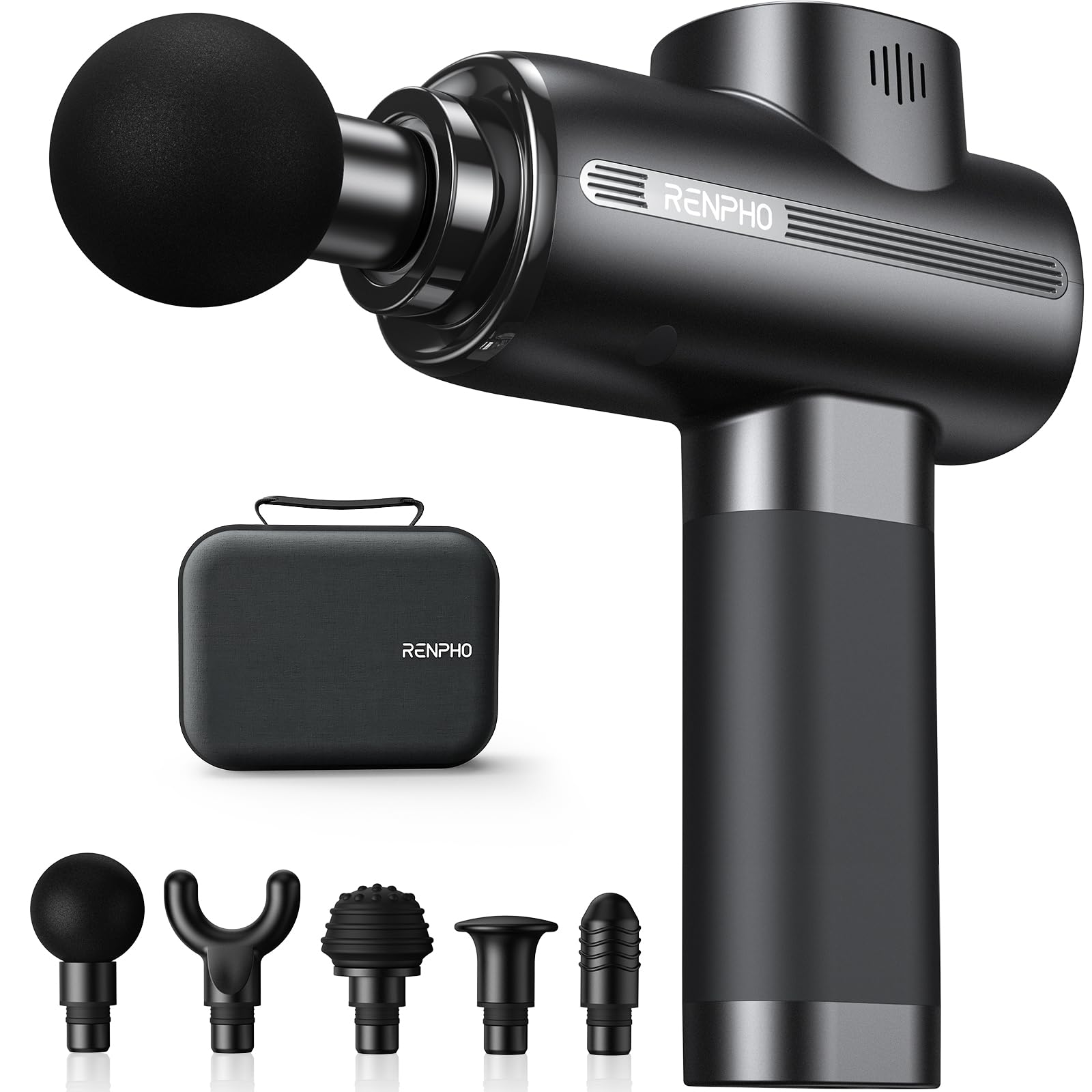 RENPHO Massagepistole Valentinstagsgeschenke 2026 Massage Gun bis zu 3200U/min Massage Gun Massagegerät mit USB C Ladeanschluss zur Linderung von Muskelentspannung, Bestes Geschenke Angebot bei HelloDeals