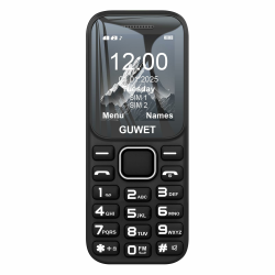 A2 2G Mobile Seniorenhandy ohne Vertrag, Großkapazitätsakku, Lange Standby-Zeit, Rentner Handy große Tasten, Dual SIM mit Notruftaste, Schwarz Schwarz 2G Seniorenhandy Angebot bei HelloDeals