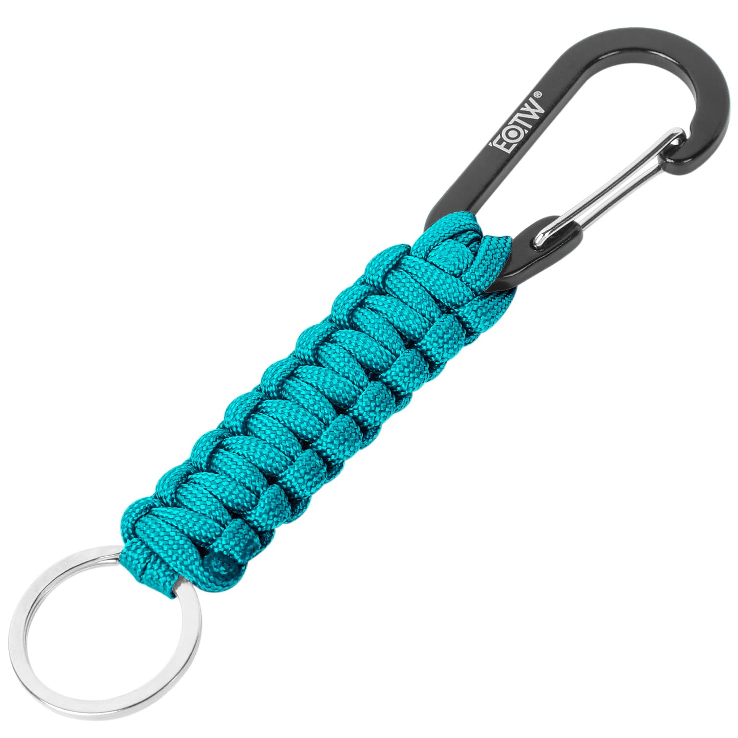 EOTW Paracord Schlüsselanhänger Karabiner Personalisiert Karabinerhaken D Ring Schlüsselband Schlüsselring für Motorrad Auto Camping Wandern Männer Frau Kinder 6.1in 1 Hellblau Angebot bei HelloDeals