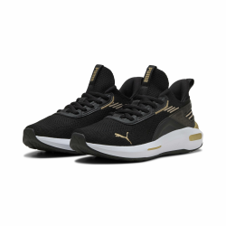 PUMA Unisex's Softride Enzo 5 Hype Road Running Shoe 42.5 EU Puma Schwarz Puma Gold Angebot bei HelloDeals