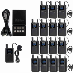 Retekess TT125 Audio Tour Guide System, Reiseleitersystem,150 m, 100H, Automatische Kopplung, Stummschaltung per Tastendruck, mit 16-Schlitz-Ladestation, für Tourismus, Fabrik, Konferenz Angebot bei HelloDeals