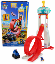 PAW Patrol Rescue Wheels - Superloop Tower, extragroßer Tower mit Startrampe und Looping, Licht- & Geräuscheffekten, inkl. Chase Monstertruck und Figur, Spielzeug für Kinder ab 3 Jahren Angebot bei HelloDeals