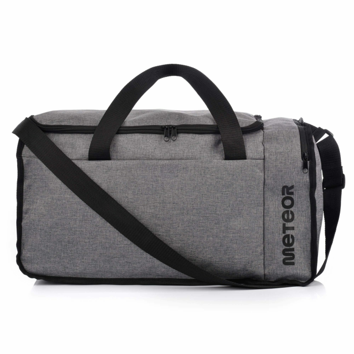 meteor Sporttasche Herren Badetasche Kinder schwimmtasche 20 40L - Dammen Schultertaschen Reisetasche Jungen Urlaubstasche klein Fitnesstasche fur Mä̱dchen Riementasche Schule Taschen Kindertaschen Heather Grey/Black 50x30x27 cm Angebot bei HelloDeals