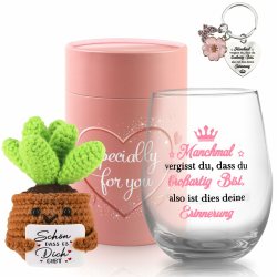 Geschenke für Freundin - 550ml / 19oz Weingläser Geburtstagsgeschenk für Frauen - Personalisierte Geschenke für Beste Freundin - Geschenkideen für Frauen Mama Kollege - Dankeschön Geschenk Dass du Großartig Bist Angebot bei HelloDeals