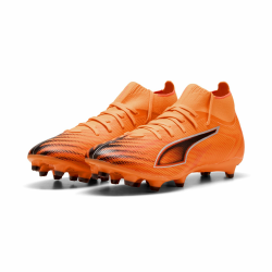 PUMA Erwachsene Ultra 6 Match+ FG/AG Fußballschuhe 40 EU Heat Fire Puma Schwarz Leuchtend Rot Angebot bei HelloDeals