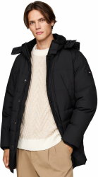 Tommy Hilfiger Herren Daunenmantel Rockie Utility Parka mit Knopfleiste 3XL Große Größen Black (Black) Angebot bei HelloDeals