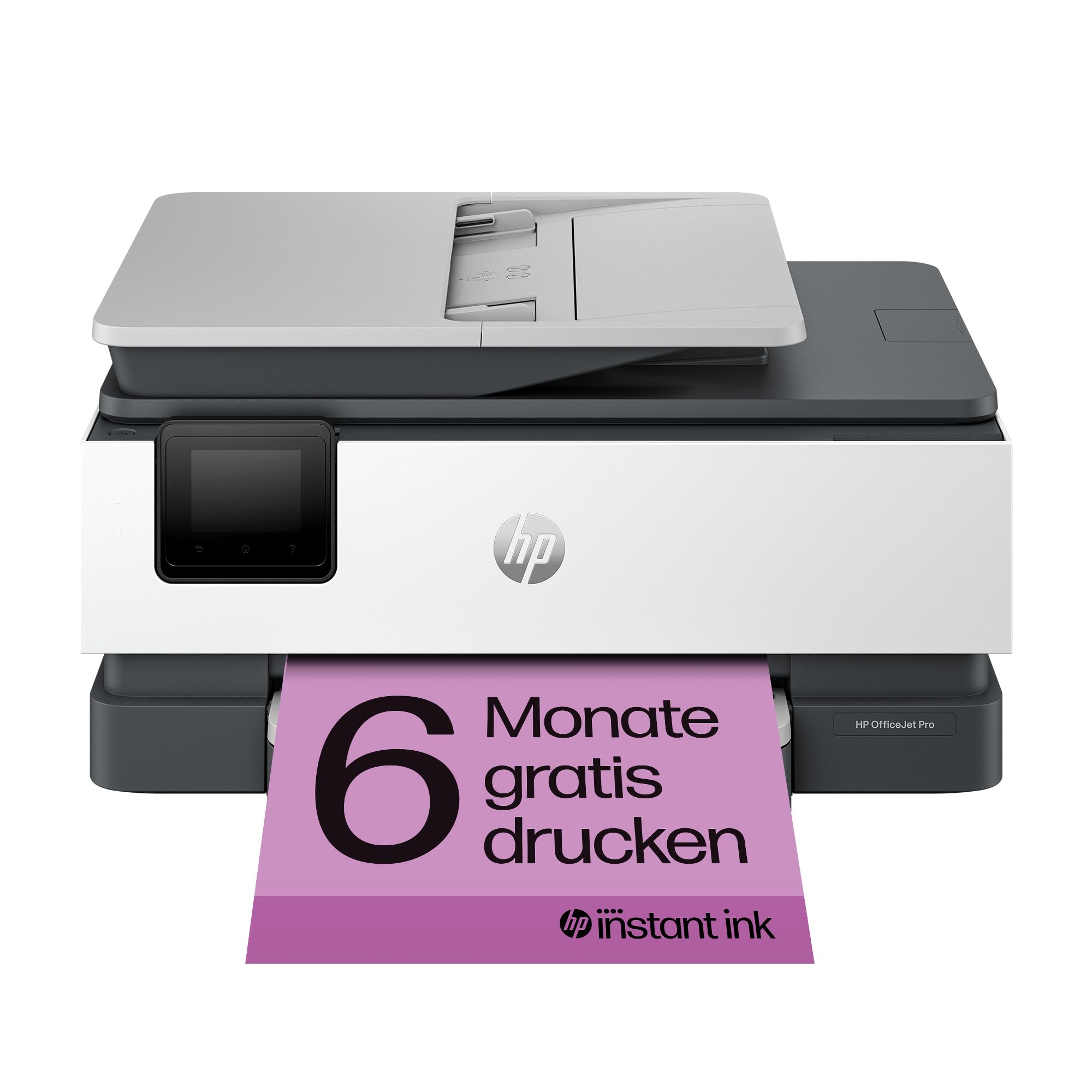 HP OfficeJet Pro 8122e Multifunktionsdrucker, 6 Monate gratis drucken Instant Ink inklusive, Drucker, Scanner, Kopierer, Fax, WLAN, LAN, Duplex, ePrint, Airprint, Basalt 20 Seiten/Min Nachfolger Drucken+Kopieren+Scannen Angebot bei HelloDeals