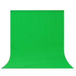 Greenscreen-Hintergrund, 3 x 3 m, großer Fotohintergrund, Fotohintergrund, Bildschirm für Streaming, Zoom, Foto, Musselin, grüner Vorhang, Videoaufnahme, Greenscreen, Bild, Fotoshooting 3 x 3 m Grün Angebot bei HelloDeals