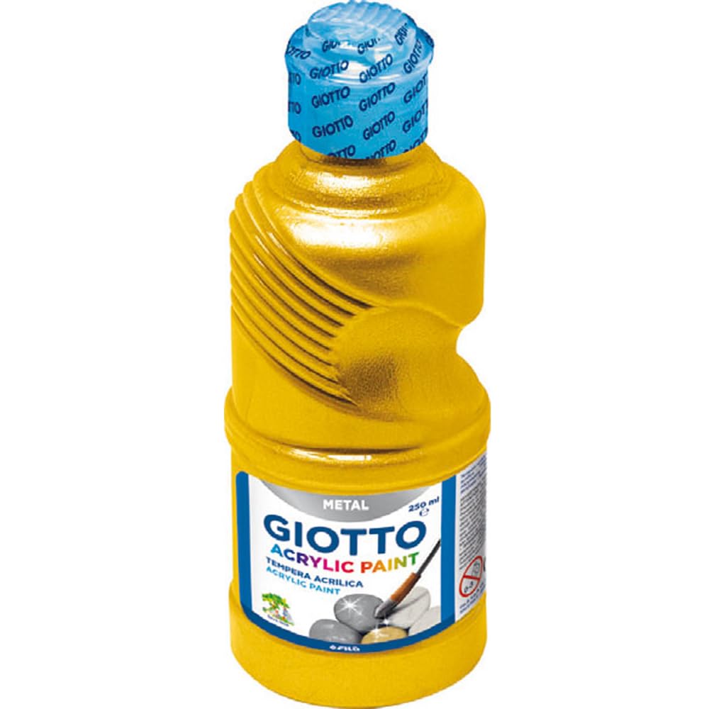 GIOTTO Primo Giotto Acrylic Paint Acrylfarbe, mit Glanzeffekt, 250 ml - Gold Angebot bei HelloDeals