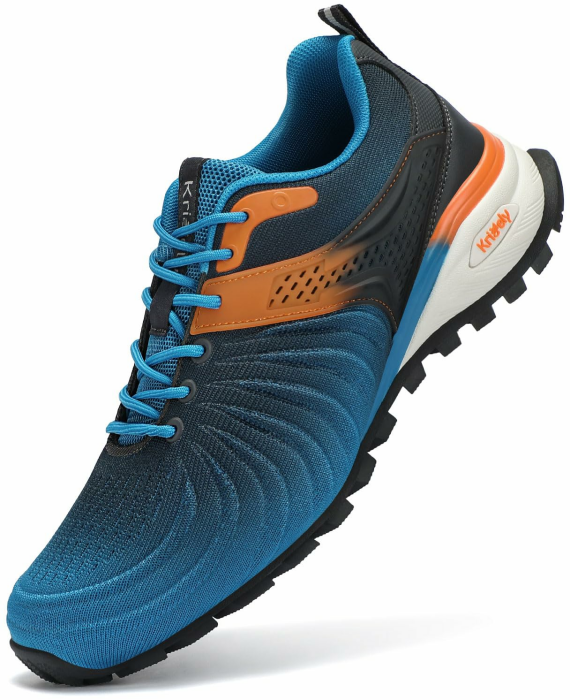 Kricely Traillaufschuhe Herren Laufschuhe Straßenlaufschuhe Sneaker Leicht Wanderschuhe Fitnessschuhe Trekkingschuhe 44 EU Dunkelblau Angebot bei HelloDeals