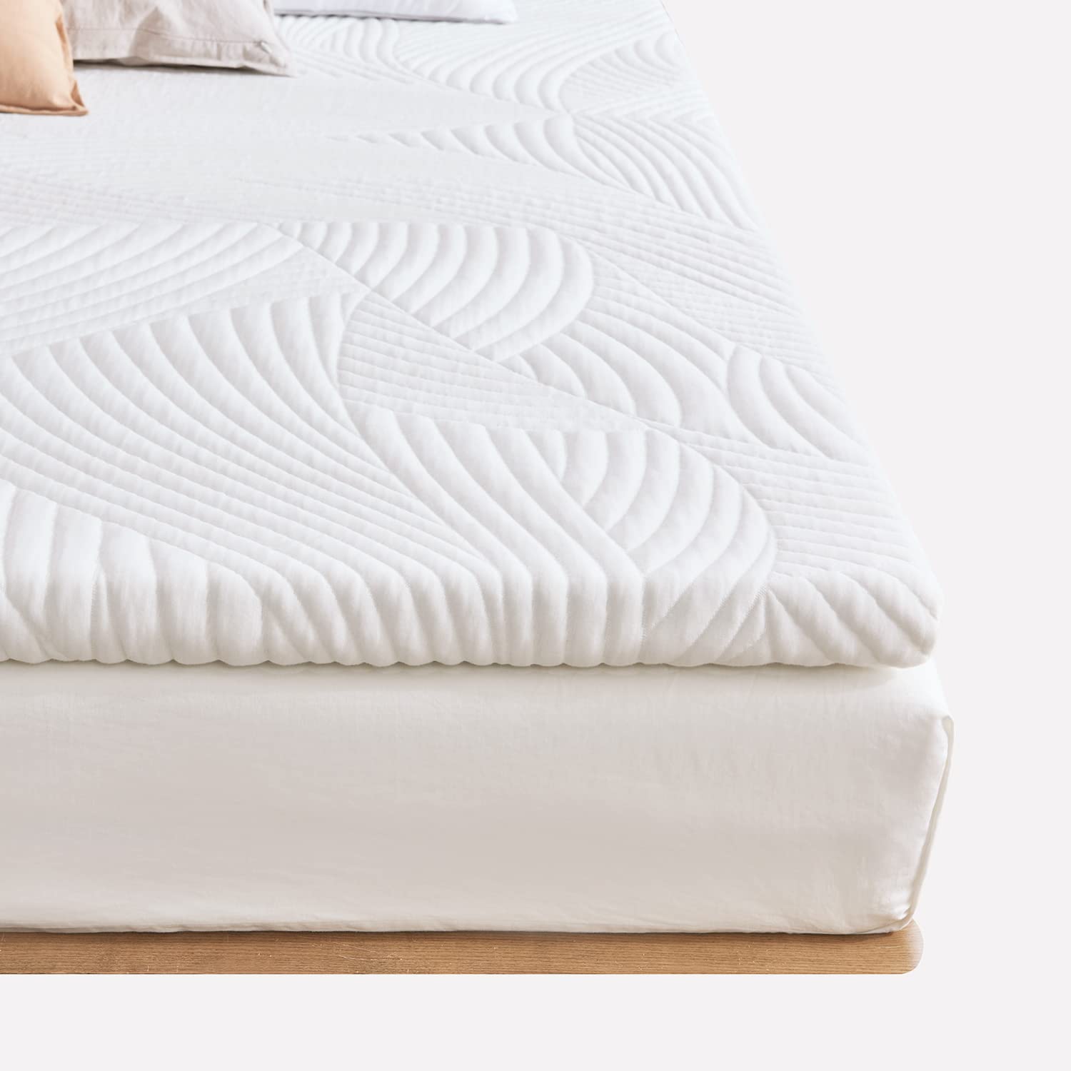 Sweetnight Matratzentopper 120x200cm, Viscoelastische Matratzenauflage Gelschaum Topper 120x200, 5cm Höhe Gel Memory Foam Topper,Matratzen Topper Weiß mit Abnehmbarem und Waschbarem Bezug,H2 120 x 200 cm Klassisch Angebot bei HelloDeals