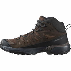 Salomon X Ultra 360 Leather MID Gore-Tex wasserdichte Herren Wanderschuhe 45 1/3 EU Dark Earth Delicioso Castlerock Angebot bei HelloDeals