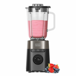 Black+Decker - Standmixer BXJB1201E 2200W | 2,2L Glasbehälter | 8 Geschwindigkeiten | 6 Edelstahlklingen | Pulse-Funktion | Smoothie & Ice Crush | LED-Display | Sicherheitssystem 2,2L | 2200W Angebot bei HelloDeals