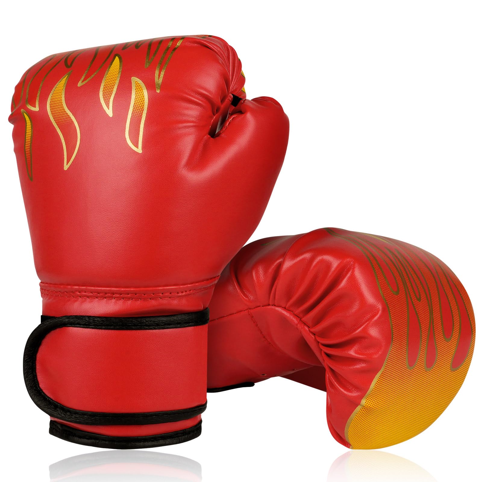 Flintronic Boxhandschuhe Kinder, Kinder Boxhandschuhe, Boxhandschuhe für Kinder, Junior Boxing Gloves, Kickboxhandschuhe für Muay Thai, MMA, Kampfsport, Kickboxen, Sparring (3-10 Jahre) Rot Kinder-6OZ Angebot bei HelloDeals