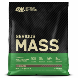 Optimum Nutrition Serious Mass Weight Gainer Pulver, Geschmack Schokolade, 5.45kg, 16 Portionen Angebot bei HelloDeals
