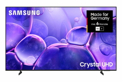 Samsung Crystal UHD U8079F 4K 65 Zoll (163 cm) LED Fernseher, Crystal Prozessor 4K, MetalStream Design, SmartThings, AI Upscaling, Gaming Hub, Knox Security, Kostenlose Inhalte, Smart TV 65 Zoll U8079F (2025 model) Angebot bei HelloDeals