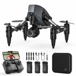 DEERC D21 Mini Drohne mit 1080P Kamera für Kinder, RC Quadcopter mit FPV Übertragung, 3 Batterien, Optischer Fluss, 3D Flip, 3 Geschwindigkeitsstufen, Spielzeug Geschenk für Anfänger Angebot bei HelloDeals