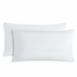 RUIKASI Kissenbezug 40 x 80 Weiß 2er Set - Oeko Tex Kopfkissenbezug 40x80 Weiss Kissen Bezug 40x80cm mit Reißverschluss aus Mikrofaser, Polsterbezug Doppelpack Set Pillow Case Pillow Cover 40 x 80 cm, 2 Stück 02 - Weiß Angebot bei HelloDeals