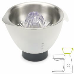Kenwood AT312 Zitruspresse (für frisch gepresste Zitrussäfte, Küchenmaschinen-Zubehör, Geeignet für alle Chef Küchenmaschinen), Edelstahloptik Angebot bei HelloDeals