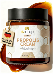 bedrop Propolis Cream bei Akne, Neurodermitis (hochdosierte Salbe) - 60g Propolis Creme mit Bienenwachs & Traubenkernöl (60g) 60 g (1er Pack) Angebot bei HelloDeals