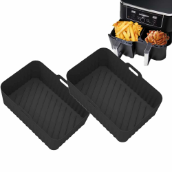 Airfryer Zubehör für für Ninja Heißluftfritteuse, 2Pcs Silikonform Zubehör für Ninja Foodi Max Dual Zone AF400EU AF300EU AF400EUCP 9.5L, SL400EU Angebot bei HelloDeals