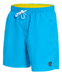 Zagano Badehose Herren Schnelltrocknend Badeshorts Männer Jungen Schwimmhose Boardshorts für Männer Sporthose kurz, Badehose Herren lang S-6XL, Hergestellt in der EU 6XL Hellblau - Lange Version Angebot bei HelloDeals