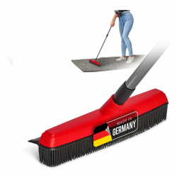 Novaliv Gummibesen mit Teleskopstiel Auto & Abzieher Friseurbesen Gummi Noppenbesen Hundehaarentferner Broom Parkett Besen für Drinnen Steinböden Teppichbesen Bodenabzieher Haushaltsbesen Wunderbesen 1 Besen mit Stiel Angebot bei HelloDeals