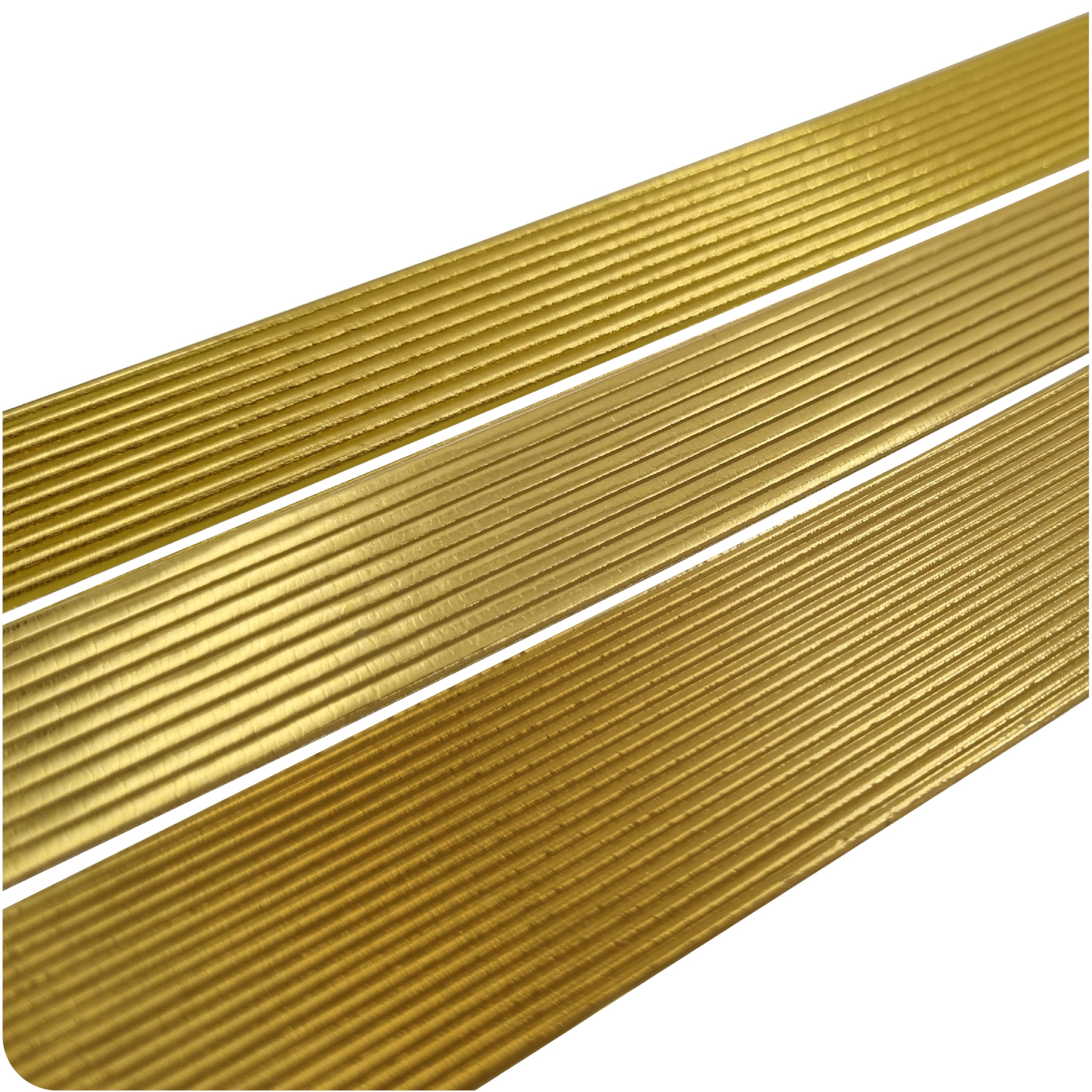 50 Stück Wachsstreifen Gold Set 200mm - Verzierwachs für Kerzen in verschiedenen Formen - Wachs für Taufe Kommunion Hochzeit Angebot bei HelloDeals