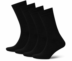 Herrensocken, leichte Baumwollsocken, superweiche und atmungsaktive Socken für Herren, Schwarz 43-46 Schwarz Angebot bei HelloDeals