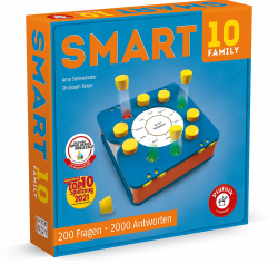 Piatnik PIA07188 Smart 10 Family | Das revolutionäre Alleswisser Brettspiel I besonderen Art Quizspiele, Bunt Smart 10 FAMILY Family Angebot bei HelloDeals