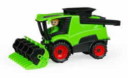 Lena 01626 - Truckies Mähdrescher mit Mähwerk, stabiles Bauernhof Fahrzeugset ca. 27 cm, Spielfahrzeug Set mit Figur für Kinder ab 2 Jahre, Robustes Spielset für Sandkasten, Strand, Kinderzimmer Angebot bei HelloDeals