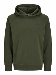 Jack & Jones Male Kapuzenpullover Plus Size Logo Kapuzenpullover M Kombu Green Angebot bei HelloDeals