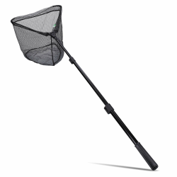 Zite Fishing Unterfangkescher - [2,40m & 2,70m - Easy Teleskop-Technik, 60x60cm] Kescher-gummiert, Kescher Angeln 2,70 m Angebot bei HelloDeals