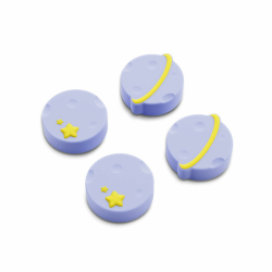 GeekShare Silikon Joystick Kappen für Switch 2, Joystick Schutzzubehör, Thumbstick Grip, rutschfeste, Komfortablem (4 Stück) (Glücksplanet) dunkelviolett Angebot bei HelloDeals