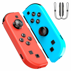 Yiigame Switch für Controller, 2er-Set Joystick Wireless Controllers kompatibel mit Switch/OLED/Lite mit Dual Motors/6-Achsen-Gyroskop Angebot bei HelloDeals