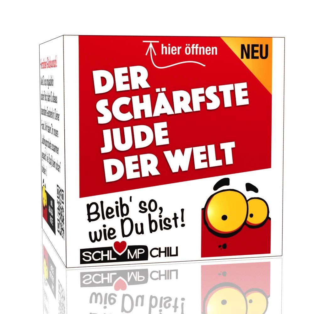 Schlump-Chili⎪Der schärfste Jude der Welt - ein Geschenk, tolles Präsent zum Geburtstag, Rosch ha-Schana, Sukkot, Channukka, Purim als Dankeschön oder einfach so. Angebot bei HelloDeals