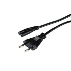 Hama 75044265 Netzkabel, zweipolig, Stecker C8, 1,5 m, Schwarz Angebot bei HelloDeals