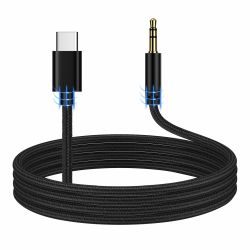 Aux Kabel USB C für Samsung,1M USB Typ C auf 3.5mm Klinke Kabel Audio,Aux auf USB C Aux Kabel Auto Handy für iPhone 16 Pro Max/15,Galaxy S25 Ultra/S24/S23/S22/S21+/S20/A56/A55/A54/A52/A16/A15/A14 Angebot bei HelloDeals