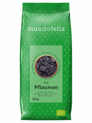 MUNDO FELIZ Organic Dried Pitted Prunes 2 x 500g Angebot bei HelloDeals