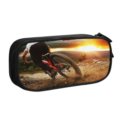 Stiftetasche Groß Fantastischer Mountainbike Downhill Rennfahrer Federtasche Geeignet für Schule Büro Junge Mädchen Kinder Angebot bei HelloDeals
