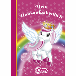 Lissy Pony - Lissy Pony Hausaufgabenheft Grundschule 2026 – A5 Schulplaner 15×21 cm mit Glitzer-Design, Stickern & Lernspielen Angebot bei HelloDeals