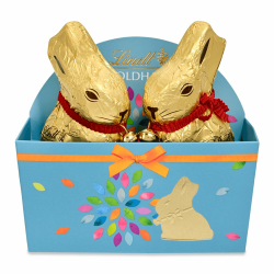 Lindt Schokolade | GOLDHASE Nest | 198 g Tasche | 50 g Premium GOLDHASE Vollmilch-Schokolade zu Ostern | Osterschokolade | Schokoladengeschenk für Kinder & Erwachsene Angebot bei HelloDeals