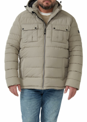 s.Oliver Sportive Puffer-Jacke mit abnehmbarer Kapuze XXL 8435_sandstein Angebot bei HelloDeals