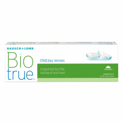 Bausch + Lomb Biotrue ONEday Tageslinsen, sphärische Kontaktlinsen, weich, 30 Stück/BC 8.6 mm/DIA 14.2 mm / -2.25 Dioptrien -2.25 8.6 Millimeter 14.2 Millimeter 30 Angebot bei HelloDeals