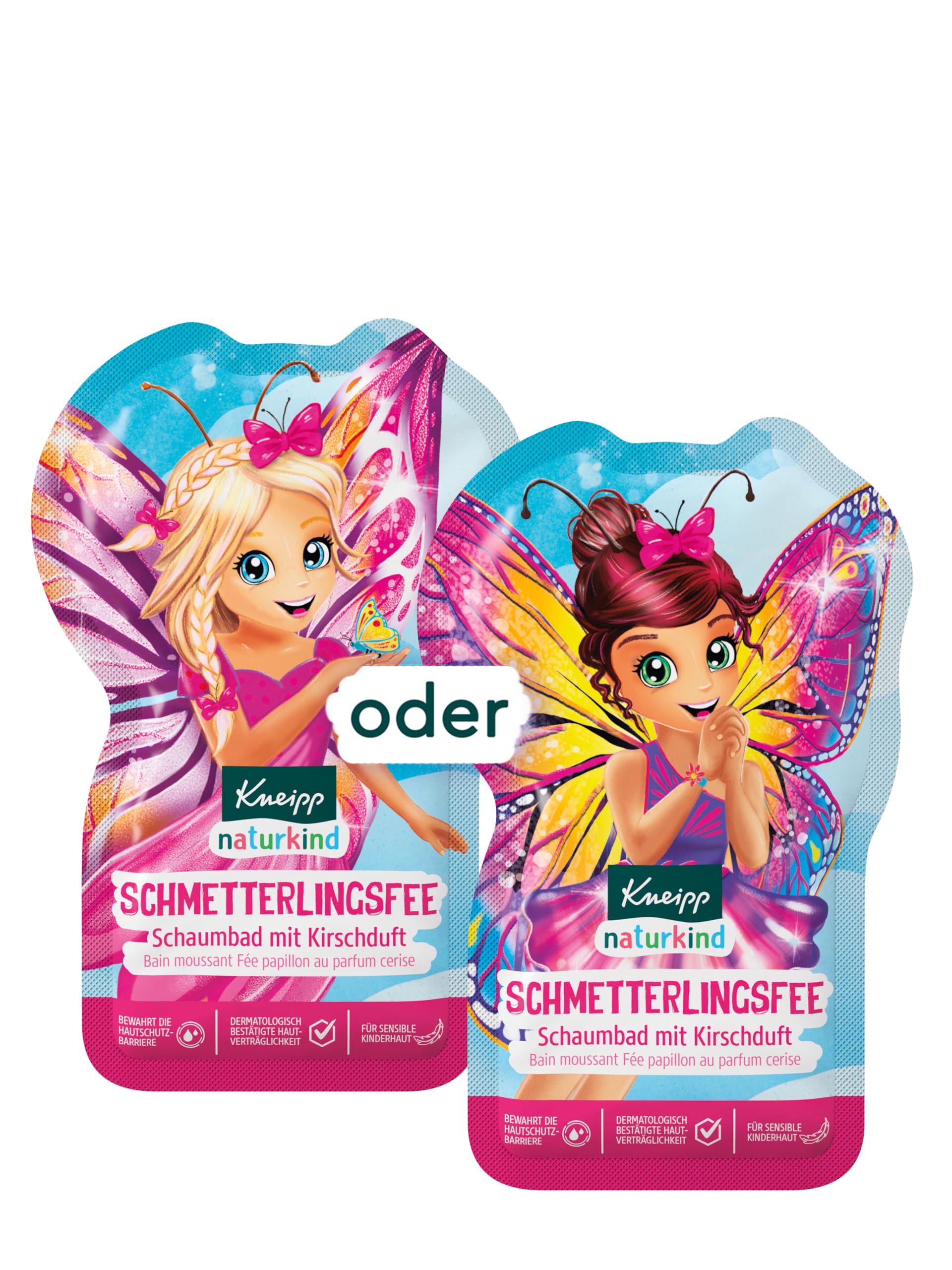 Kneipp naturkind Schmetterlingsfee Schaumbad - Badezusatz mit Kirschduft - Für sensible Kinderhaut - 40ml Kirsche 40 ml (1er Pack) Angebot bei HelloDeals