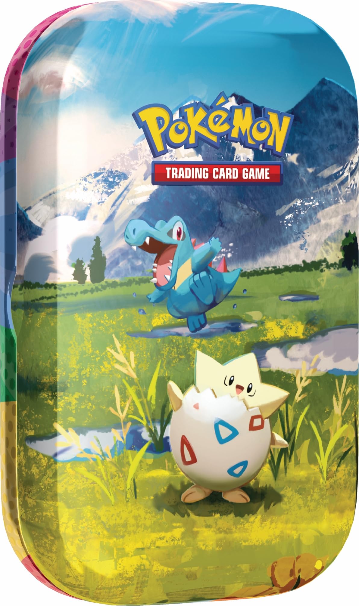 Pokémon-Sammelkartenspiel: Mini-Tin-Box Mega-Entwicklung – Erhabene Helden: Togepi und Karnimani (1 Stickerbogen, 1 Pokémon-Bildkarte und 2 Boosterpacks) Angebot bei HelloDeals