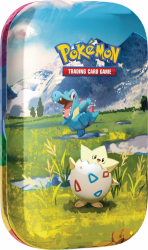 Pokémon-Sammelkartenspiel: Mini-Tin-Box Mega-Entwicklung – Erhabene Helden: Togepi und Karnimani (1 Stickerbogen, 1 Pokémon-Bildkarte und 2 Boosterpacks) Angebot bei HelloDeals
