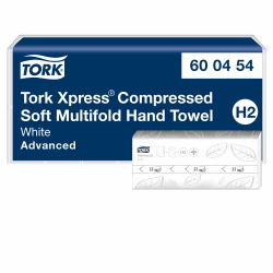 Tork Xpress komprimierte weiche Multifold-Papierhandtücher Weiß H2, Advanced, 2‑lagig, M‑Falz, saugfähig, 6 × 200 Tücher, 600454 6 x 200 (1200 cloths) Angebot bei HelloDeals